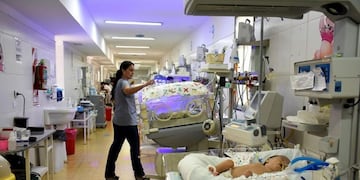 Sala del Hospital Materno Neo Natal de Posadas (El Tetrrirotio)