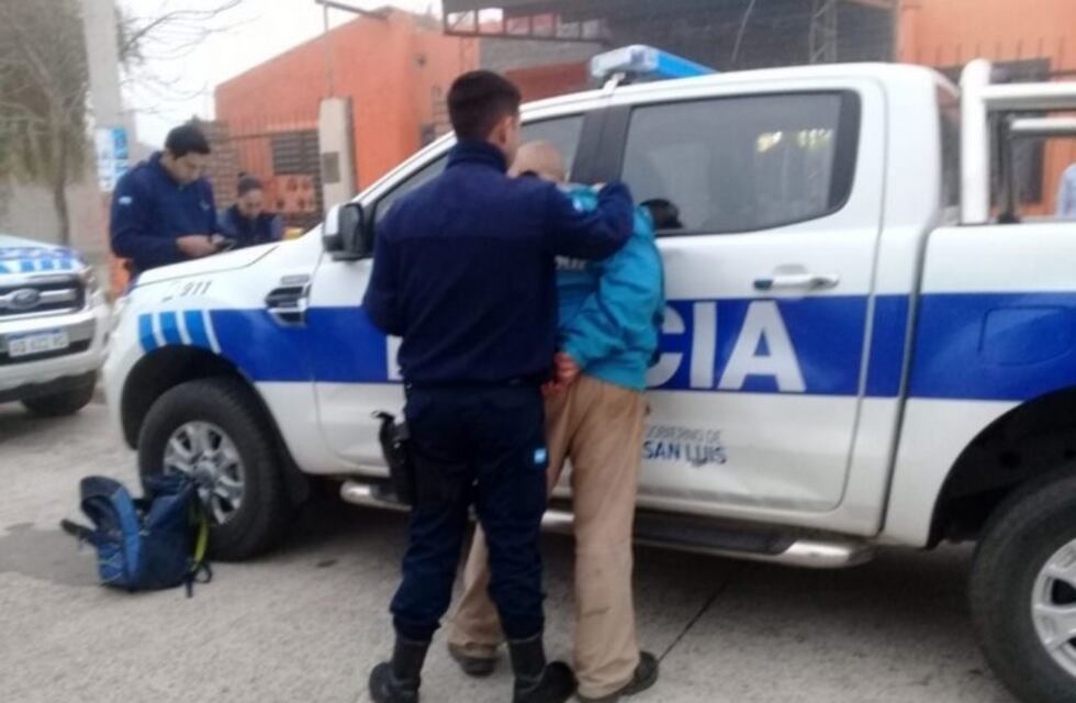 Detuvieron a un exhibicionista en el barrio 500 Viviendas Norte de San Luis