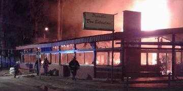 Incendio comedor San Sebastian