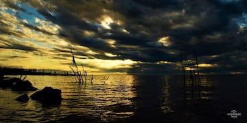 Atardecer en Miramar de Ansenuza - PH Hugo Giraudo