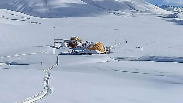 Desde el invierno de 2021, se podría esquiar en el valle El Azufre