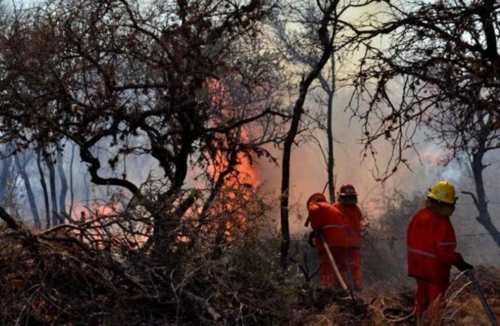 El fuego volvió a aparecer en Traslasierra
