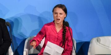 Greta Thunberg denunció a la Argentina ante la ONU por no proteger a los niños del impacto del cambio climático\u002E AFP