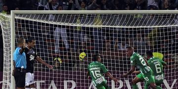 El gol de Atlético Nacional para ganar el partido, y quedarse con el lugar disponible en la Sudamericana, por encima de la T\u002E