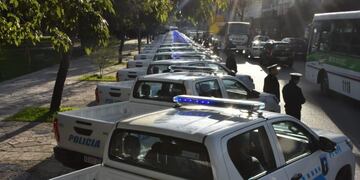 Las nuevas unidades para la Policía del Chaco\u002E (Prensa Gobierno)