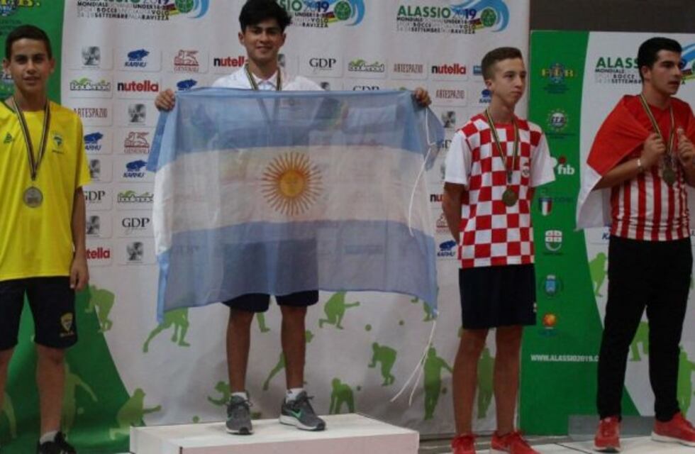 Adolescente cordobés se consagró campeón del Mundial de Bochas
