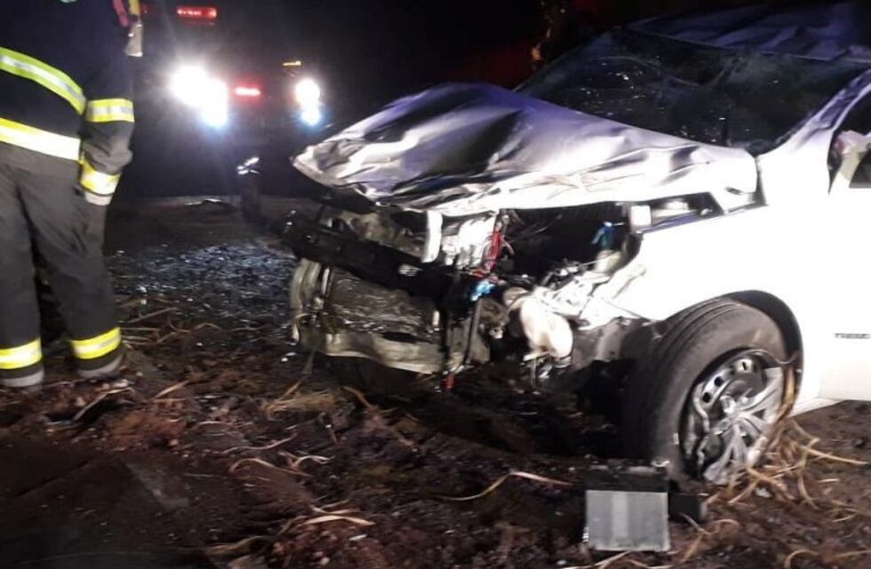 Un auto perdió el control en las Altas Cumbres