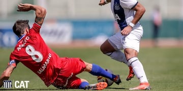 En el Kempes viene de racha\u002E Dayro Moreno ensaya otro festejo para la T\u002E