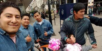 Alejandro Argañaraz, el chapista solidario de Orán, Salta\u002E (Facebook)