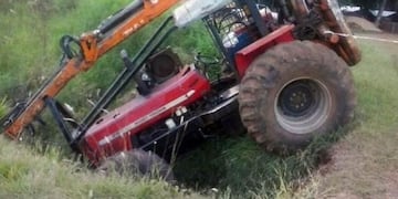 Capioví: un hombre murió arrollado por su tractor
