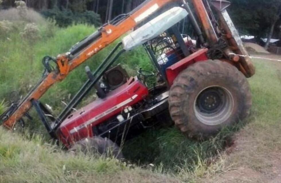 Capioví: un hombre murió arrollado por su tractor