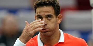 Del Potro inició el tratamiento de recuperación y por ahora no hay fecha de retorno\u002E Foto: AFP\u002E