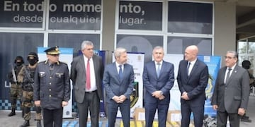 Frigerio y Morales, en la Central de Policía de Jujuy