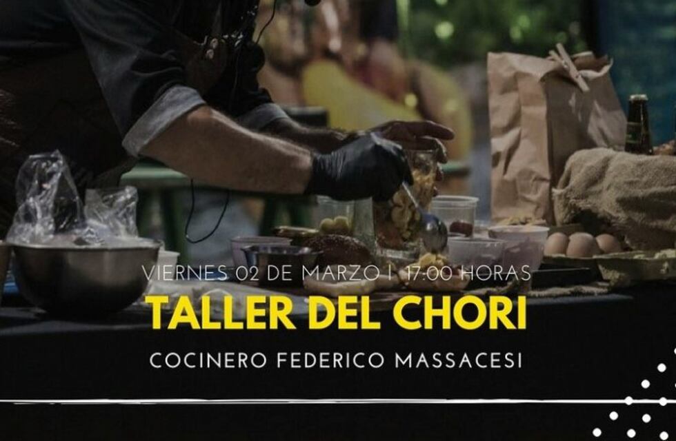 Taller de choripan con el chef Federico Massacesi