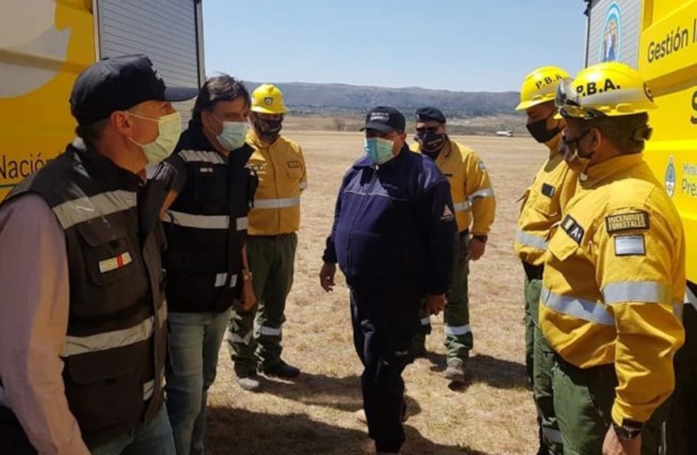 Incendios forestales: se continúa trabajando en Río Pinto y al sur de la Provincia