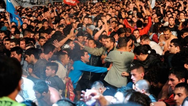 Recital del Indio Solari en Olavarru00eda