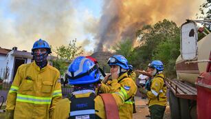 Bomberos contuvieron el incendios al norte de la provincia de Córdoba. (Imagen Ilustrativa)