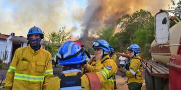 Bomberos contuvieron el incendios al norte de la provincia de Córdoba. (Imagen Ilustrativa)