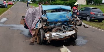 Accidente fatal en Ruta Provincial 2\u002E (Foto: Misiones Online)