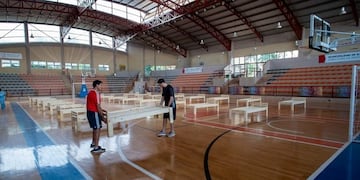 El lugar había sido acondicionado como hospital de campaña en el inicio de la pandemia\u002E