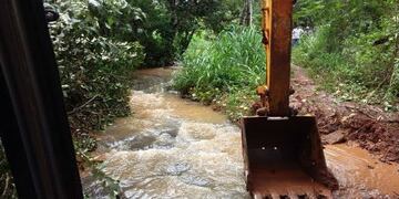 Ensanche del arroyo Panambí en Iguazú\u002E (Radio Nacional Iguazú)