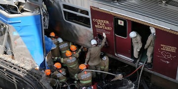 Al menos un muerto y ocho heridos tras un choque de trenes en Río de Janeiro\u002E (REUTERS)