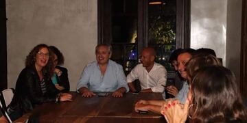 Reunión de Daniel Natapof con Alberto Fernández (Foto: Bariloche2000)\u002E