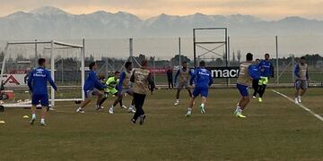 El equipo de Brasil se entrenó esta tarde de cara al partido de mañana ante el \