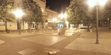 La violenta escena se registró en la Plaza Mitre\u002E (Street View)