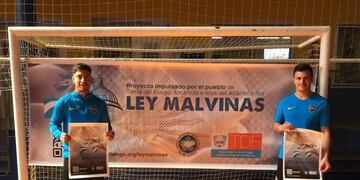 Constantino y Alamiro Vaporaki de Boca Juniors