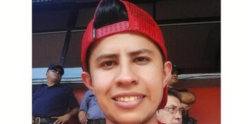 El casanareño se había hecho hincha de Newell's desde su llegada\u002E (FB Franco Villafañe)