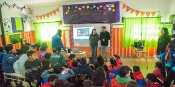 Alta Gracia: la Escuela República Italiana recibió capacitación para prevenir incendios forestales\u002E