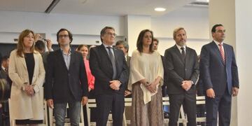 Gustavo Valdés estuvo en el homenaje a Raúl Alfonsín