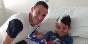 El jugador pasó por la sala general del Víctor J\u002E Vilela\u002E (@gordosperduti)