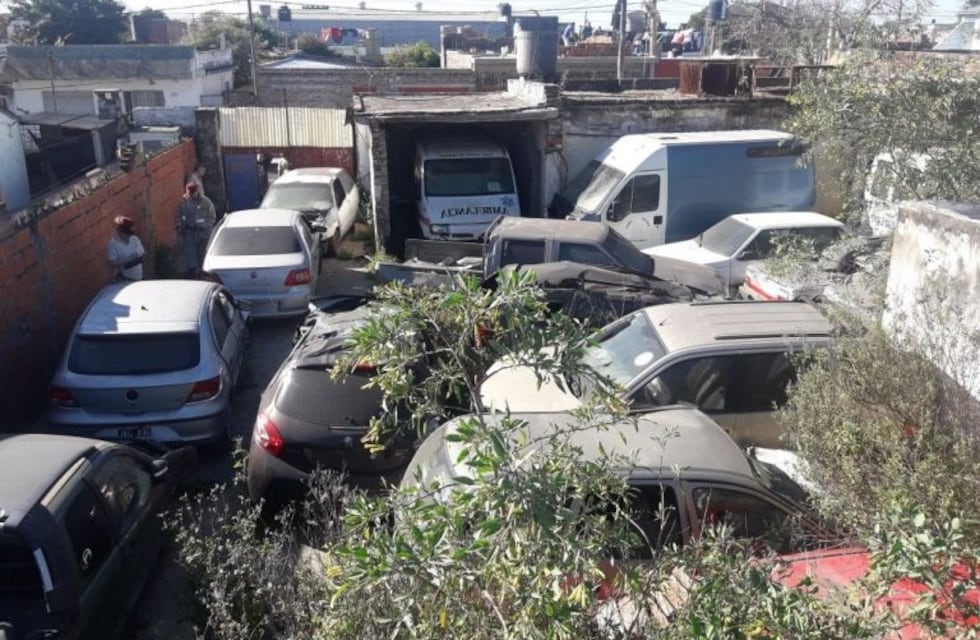 Clausuraron un desarmadero sin habilitación en zona sur
