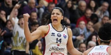 Érica CArolina Sánchez, la jugadora de básquetbol femenino que deslumbra en Europa\u002E
