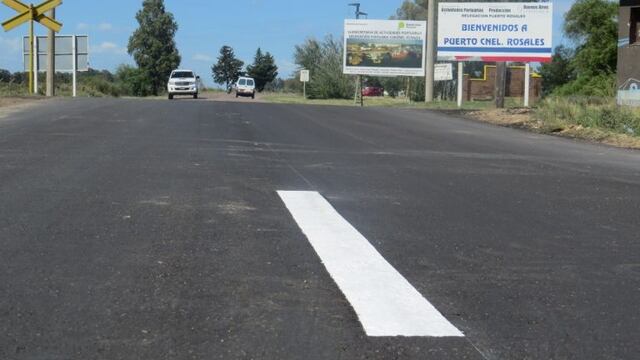 Renovado acceso a Puerto Rosales