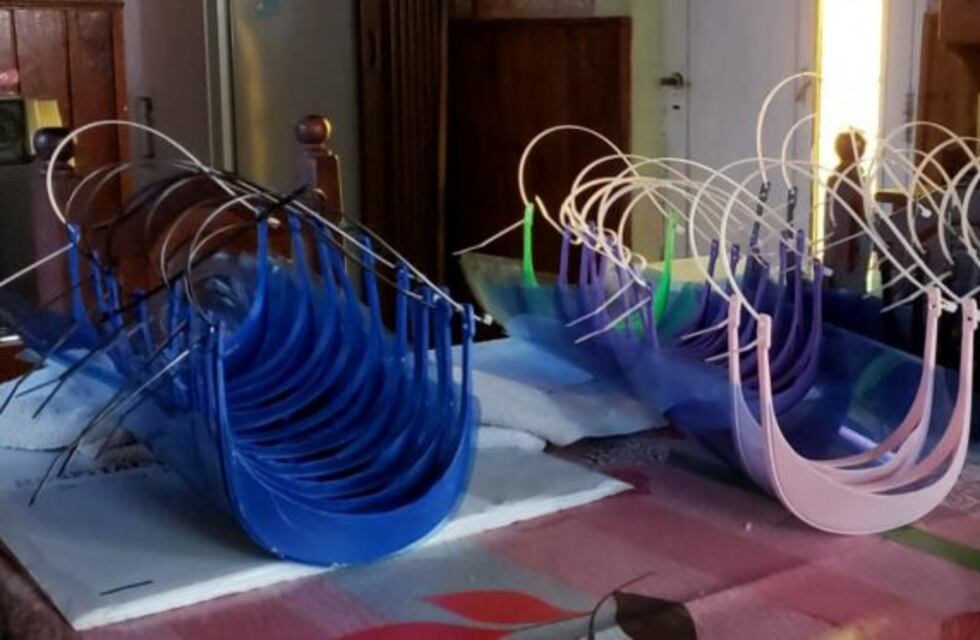 Coronavirus: Punta Alta se une para hacer máscaras de protección