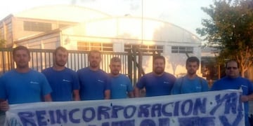 TRABAJADORES DE RONTALTEX\nCrédito: Andrés Ocampo