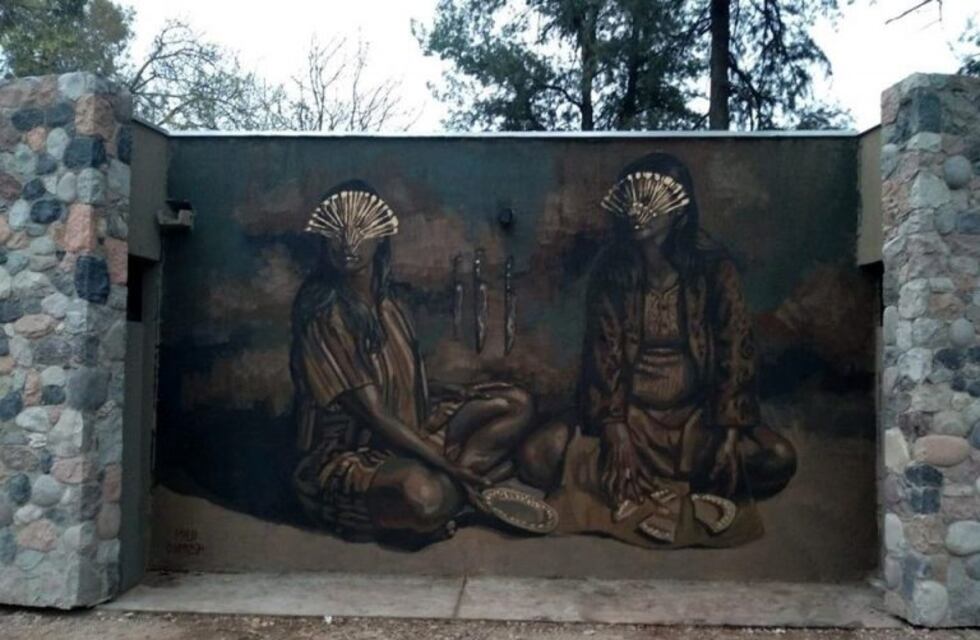 La reconocida artista Milu Correch pasó por San Rafael y dejó su sello
