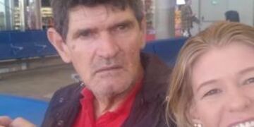 Hornus, junto a su hija Cristina, quien relató el calvario vivido por su padre\u002E (Misiones Online)