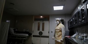 Terapia intensiva en Ezeiza (REUTERS/Agustin Marcarian