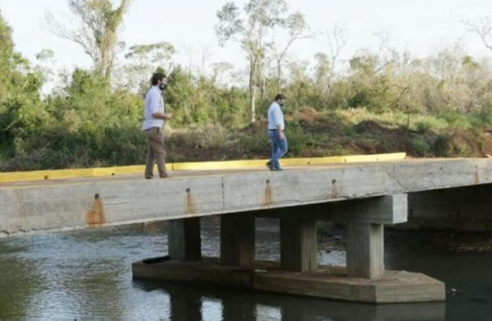 Alem: habilitaron el nuevo puente sobre el Arroyo Mártires Chico