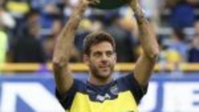 Del Potro ovacionado en la Bombonera