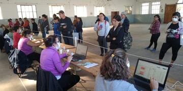 Entrega de Bolsones alimentarios en Rafaela