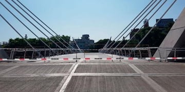 Puente peatonal inaugurado
