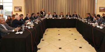 En la apertura estuvo el gobernador Sergio Uñac\u002E Hubo representantes de todas las provincias mineras\u002E