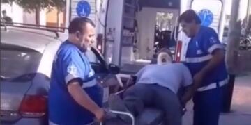 Agresión a un inspector de AMT en Salta\u002E (AMT Salta)