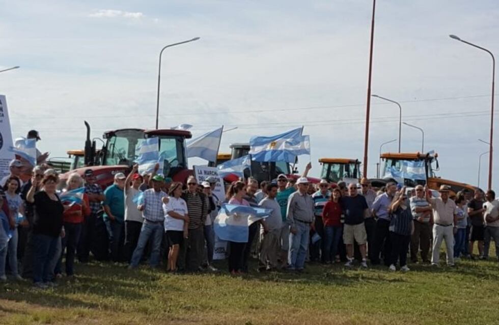 Productores rurales se movilizaron en favor de Mauricio Macri