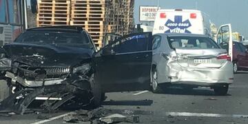 Varios heridos tras una serie de choque es Panamericana\u002E (@PauSoci)